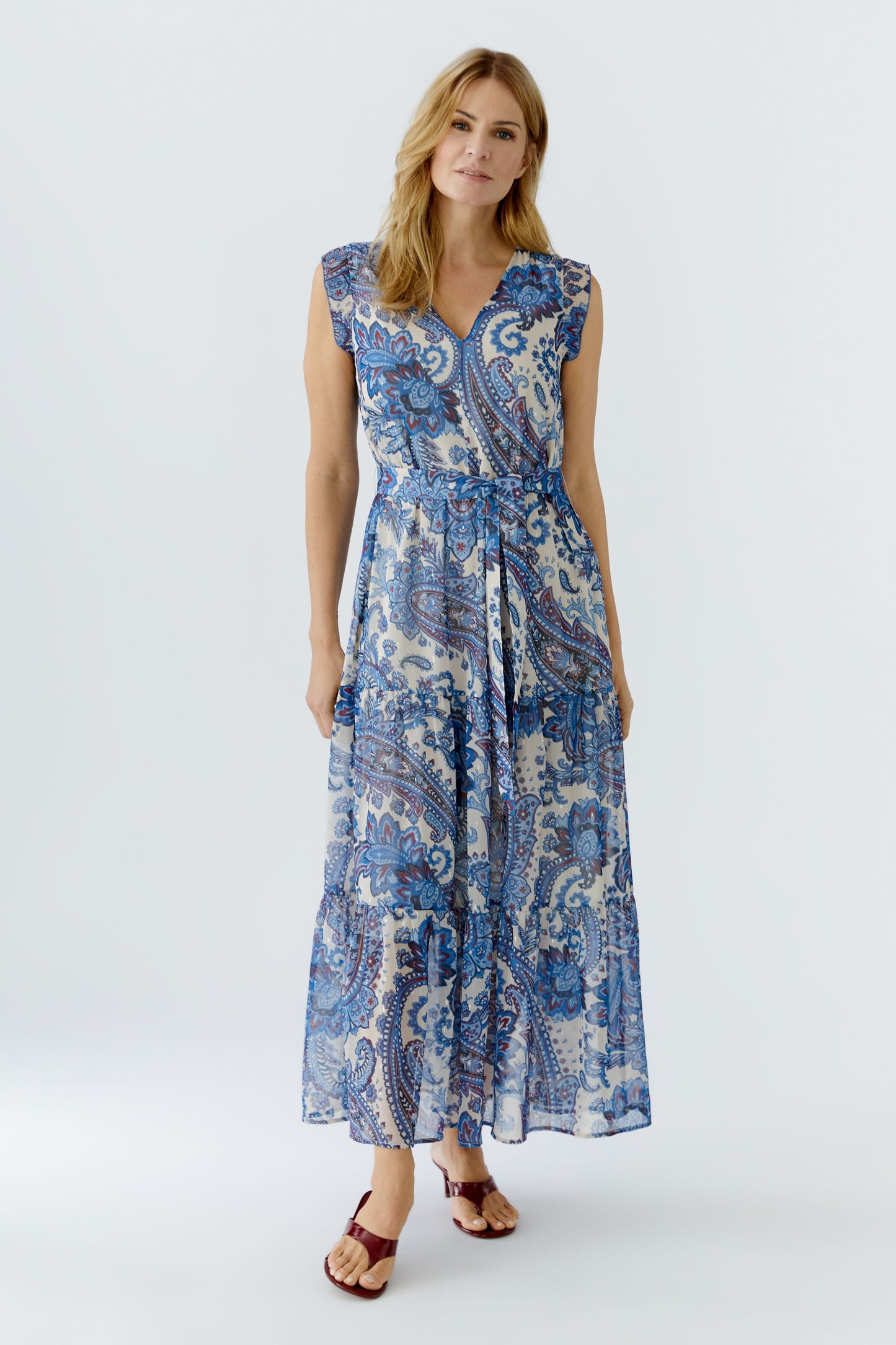 Oui Paisley Print Dress 96366