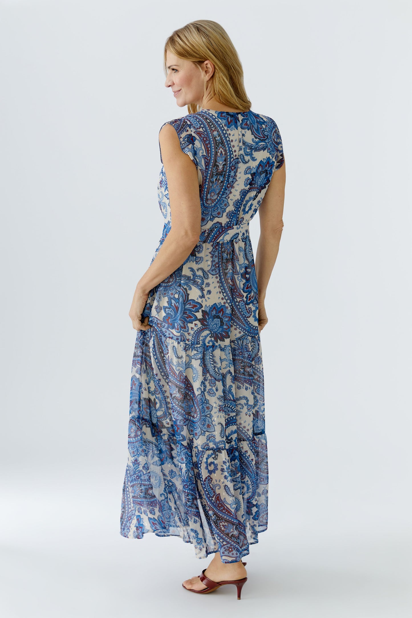 Oui Paisley Print Dress 96366
