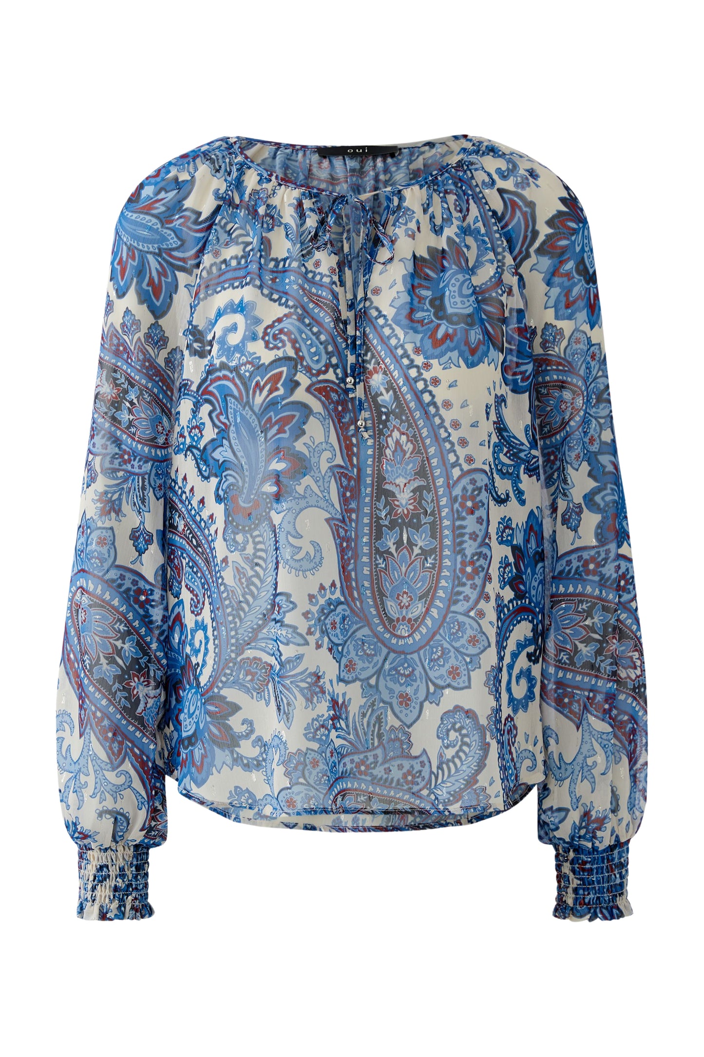 Oui Paisley Print Blouse 96462