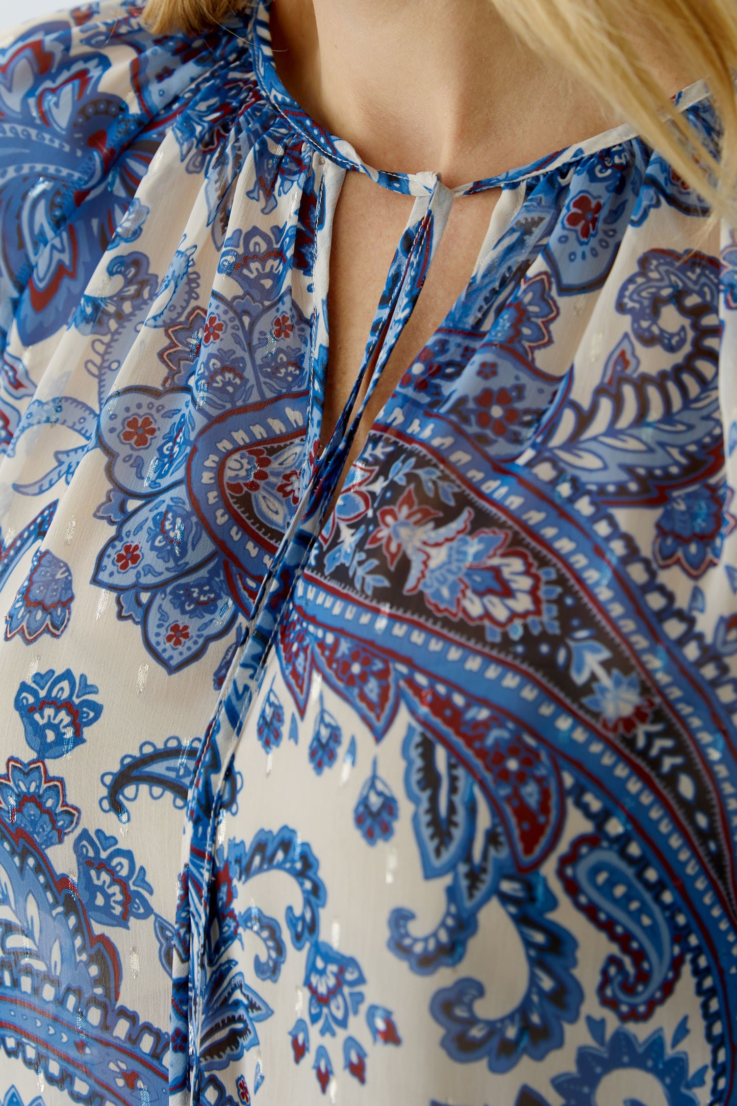 Oui Paisley Print Blouse 96462