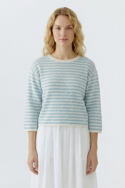 Oui Stripe Sweater 97624