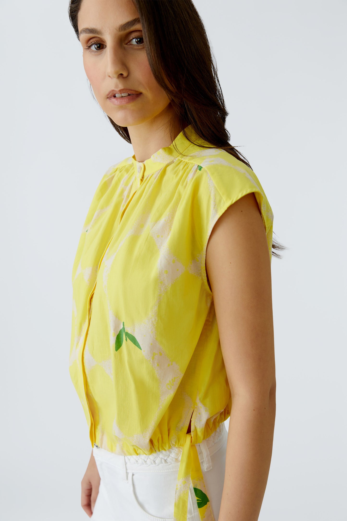 Oui Print Blouse 97234