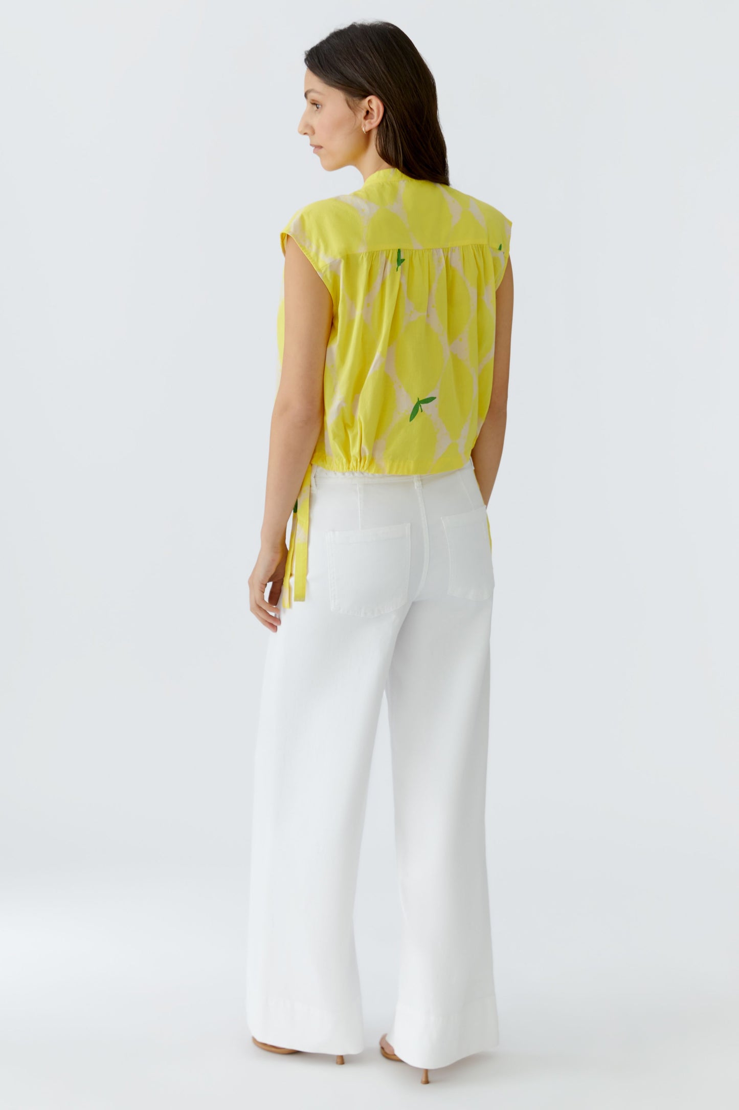 Oui Print Blouse 97234