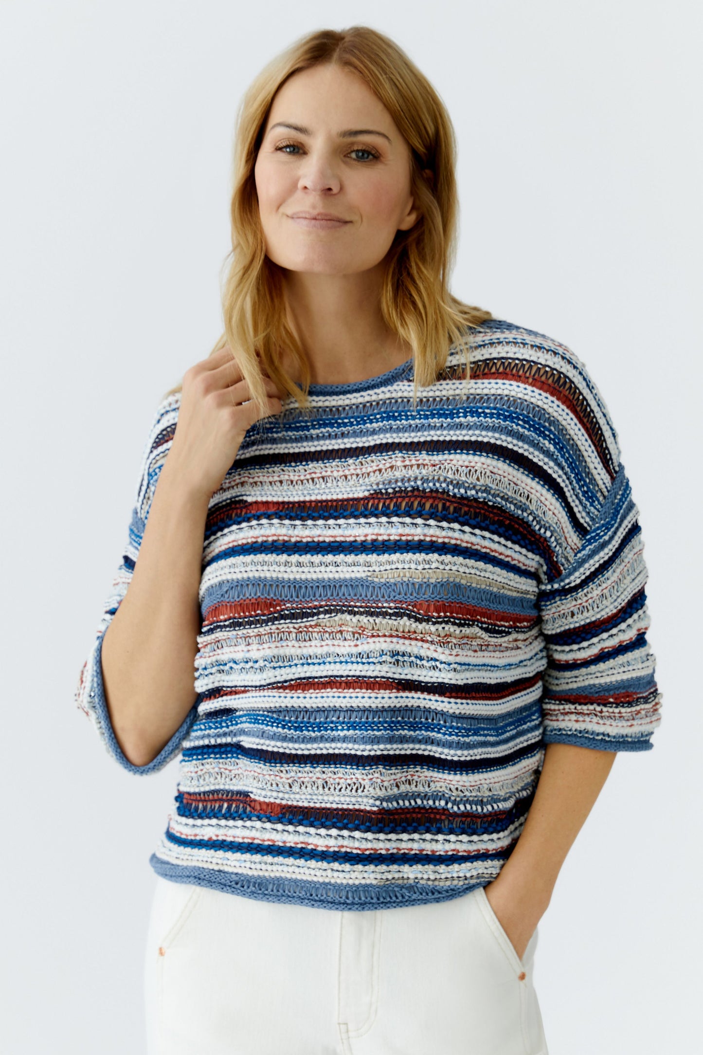 Oui Textured Sweater 96505