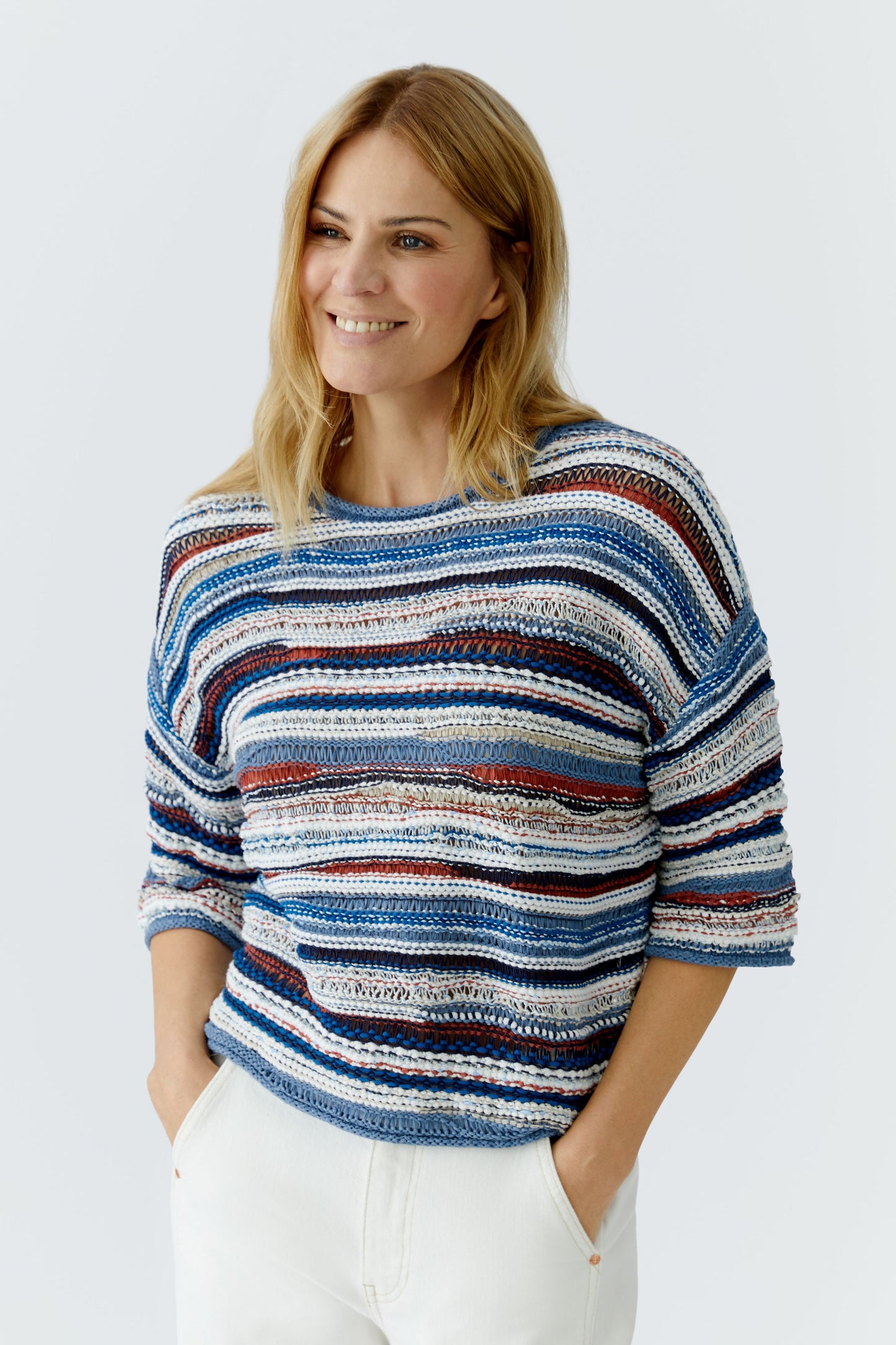 Oui Textured Sweater 96505