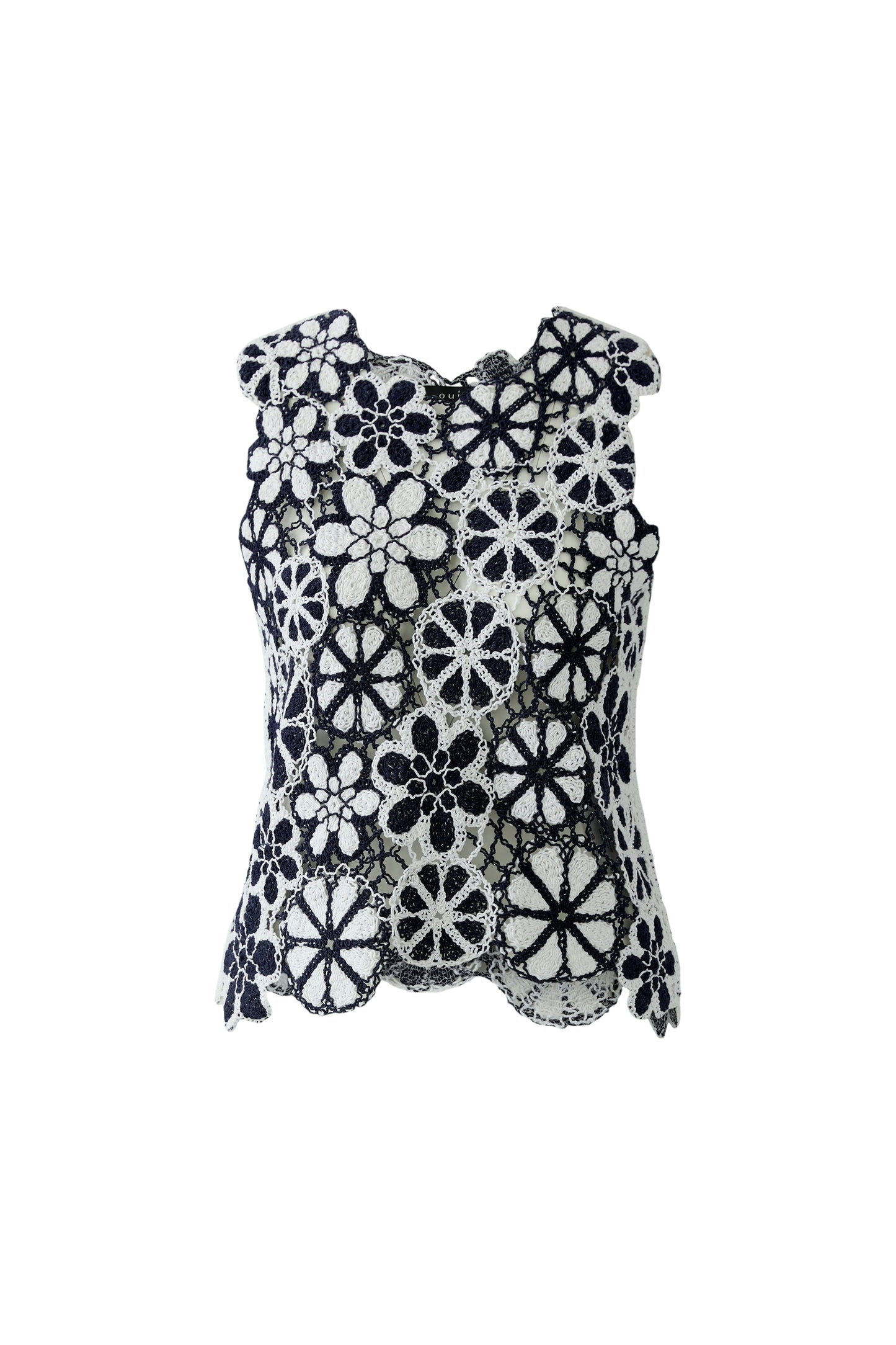 Oui Crochet Lace Top 97544