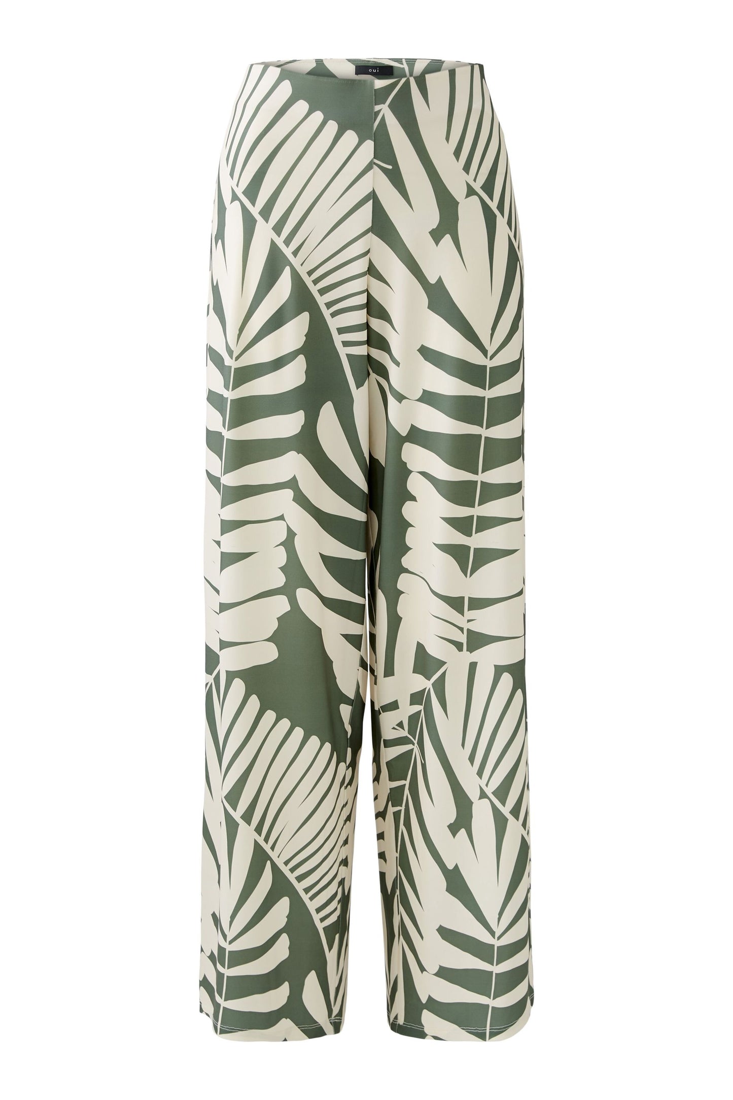 Oui Palm Print Trousers 92808