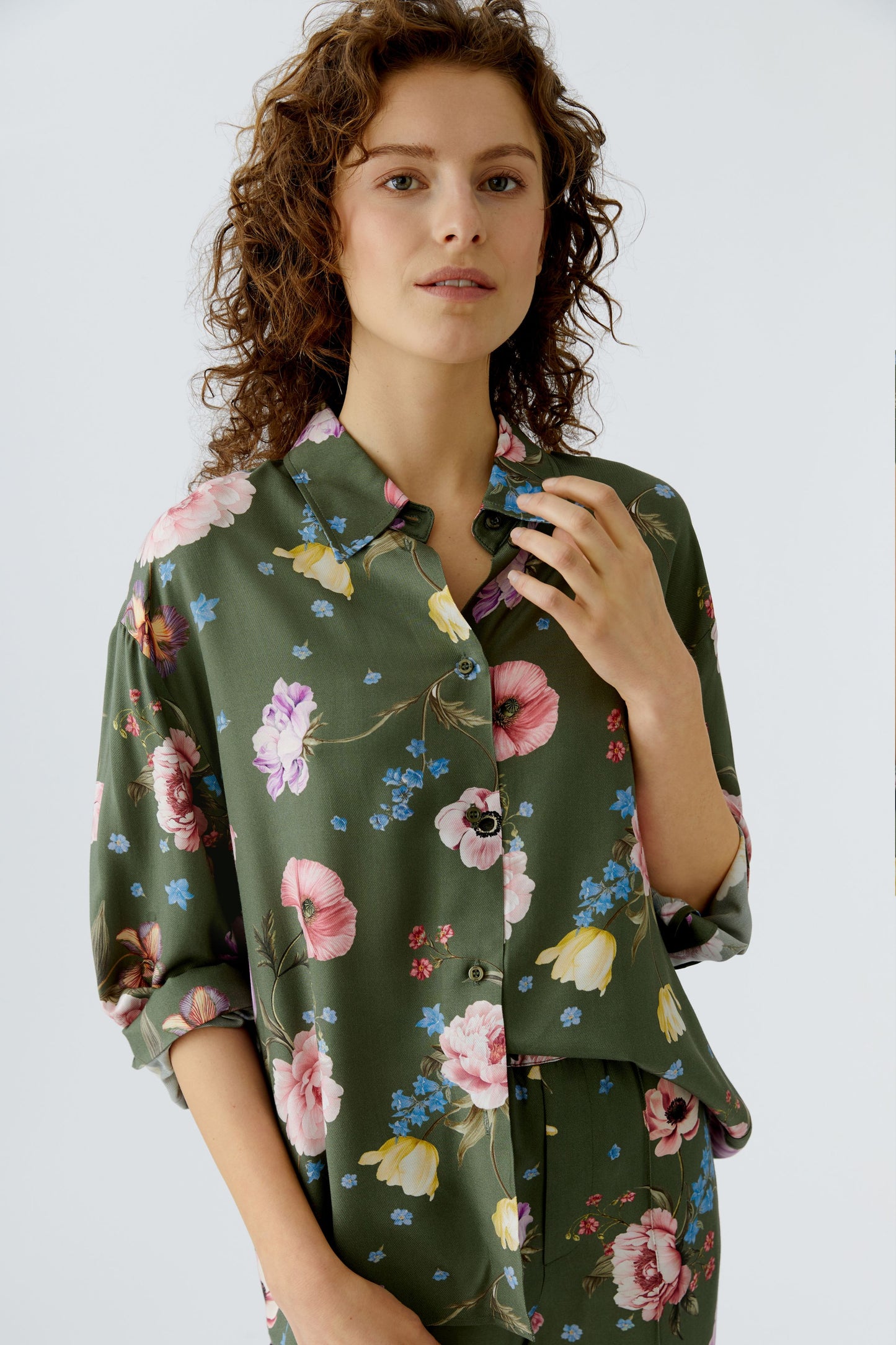Oui Floral Shirt 96722