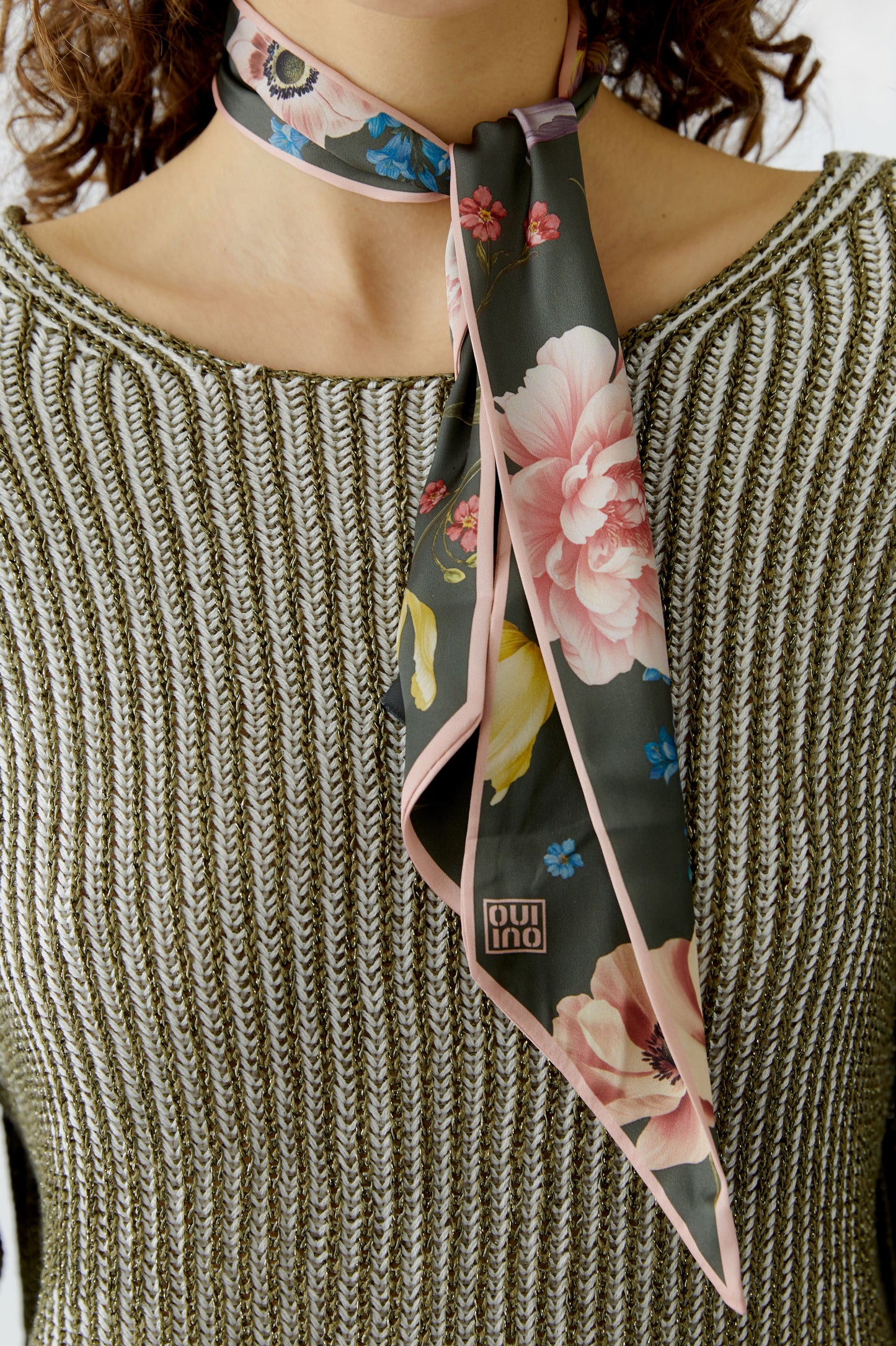 Oui Floral Scarf 96782