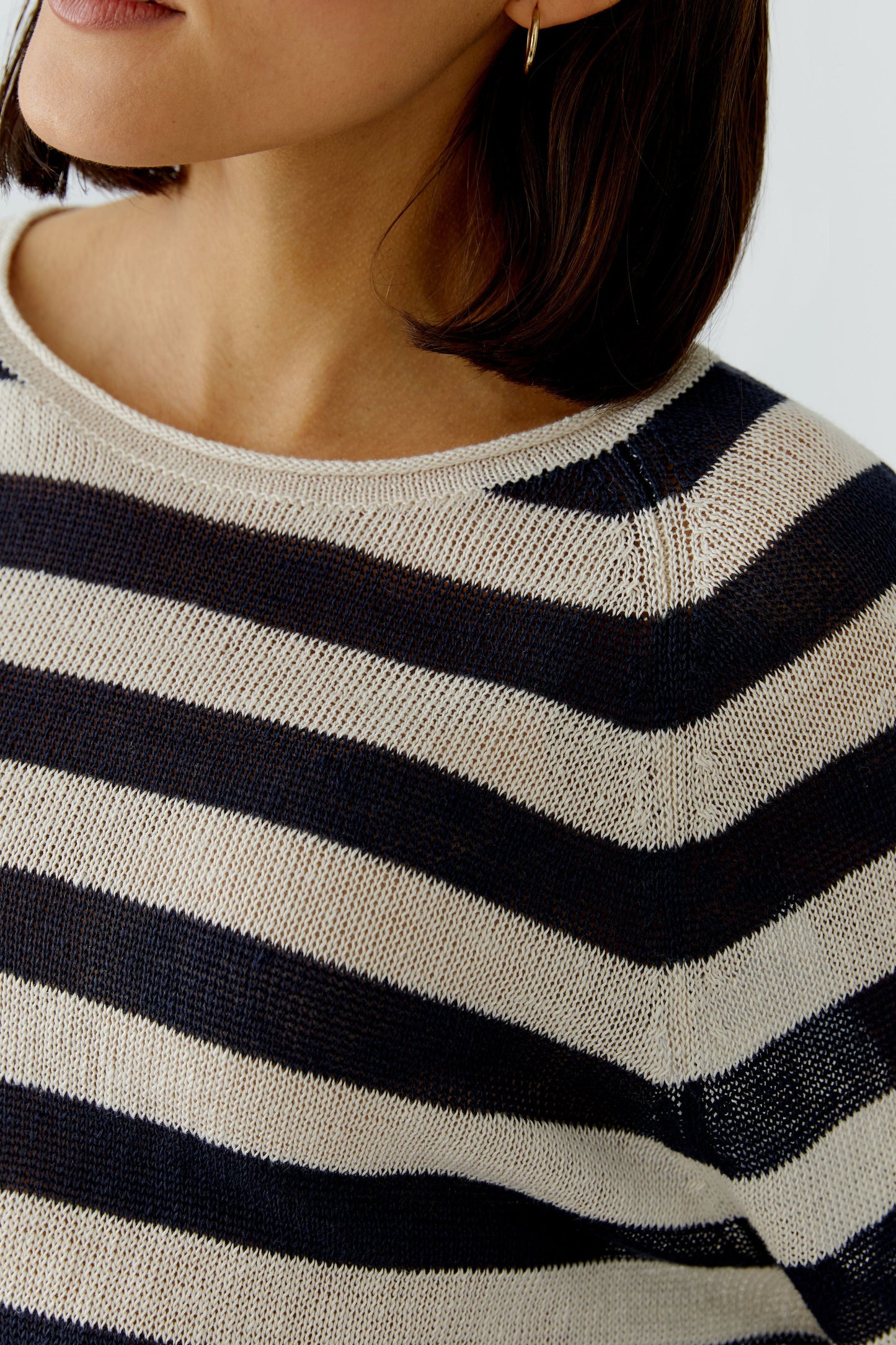 Oui Stripe Sweater 97418