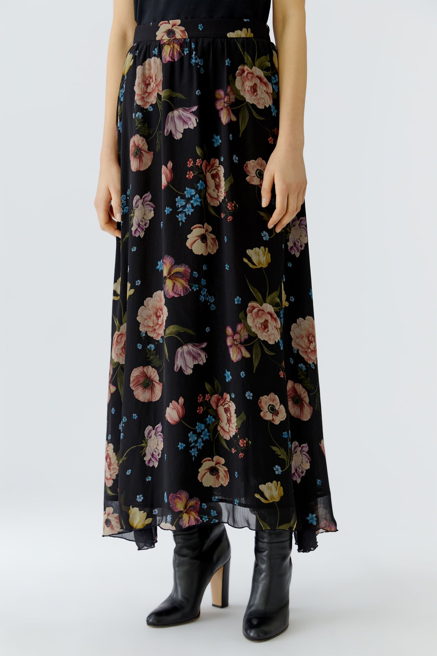Oui Floral Maxi Skirt 96651