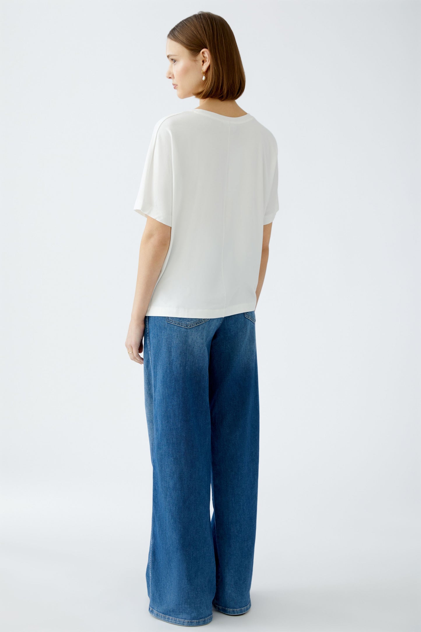 Oui Crochet Pocket T-Shirt 91851