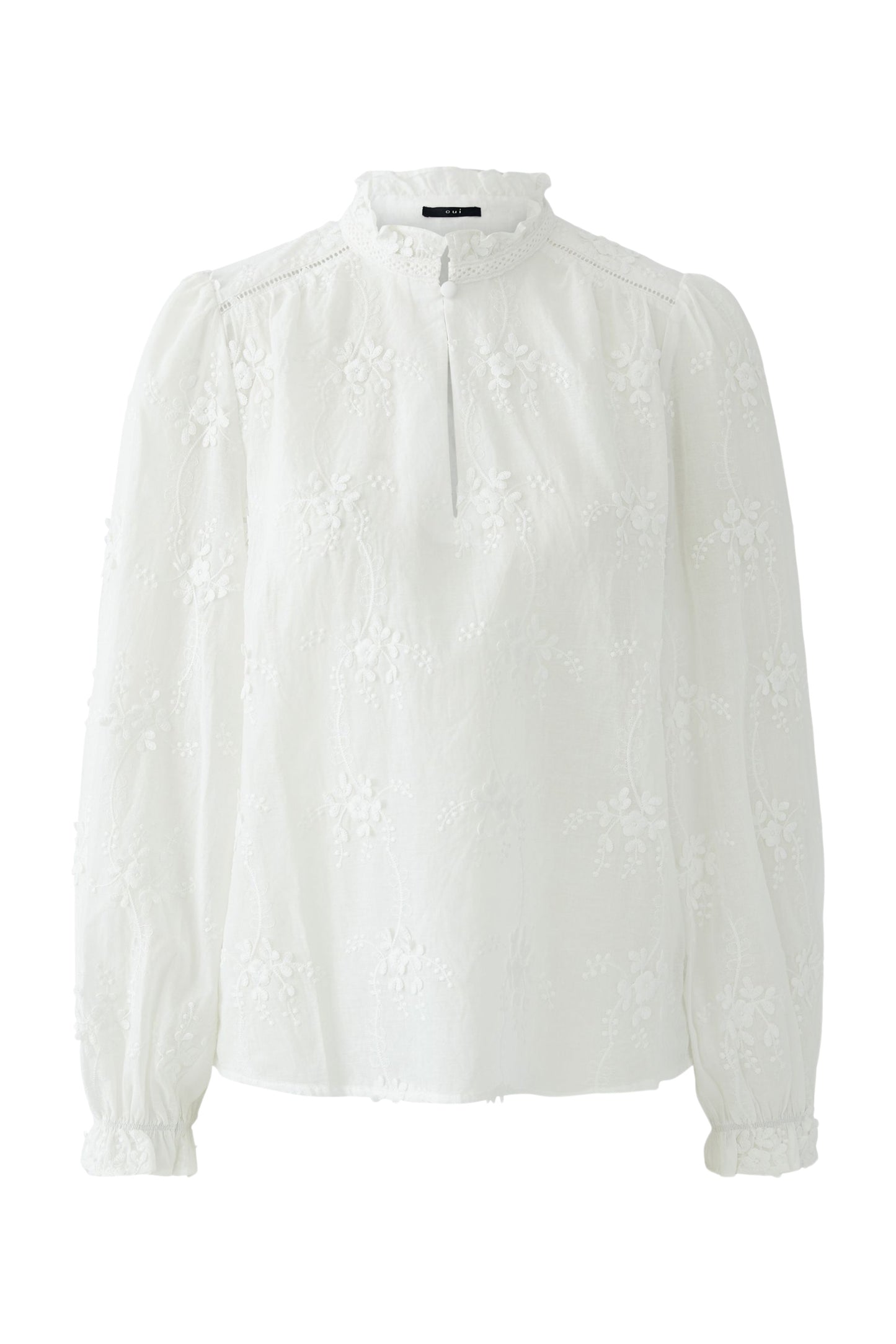 Oui Embroidered Blouse 96713