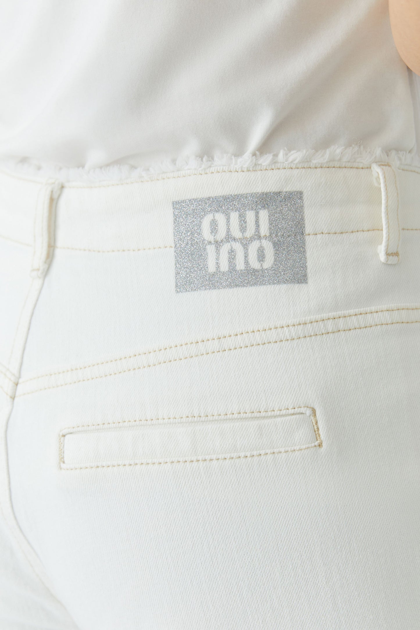 Oui Stitch Detail Jeans 96820