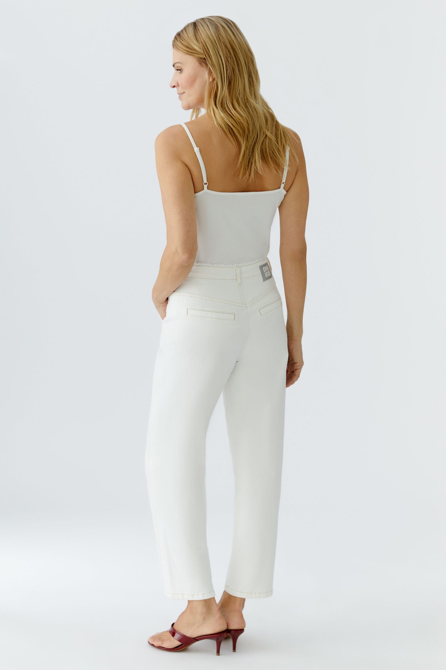 Oui Stitch Detail Jeans 96820