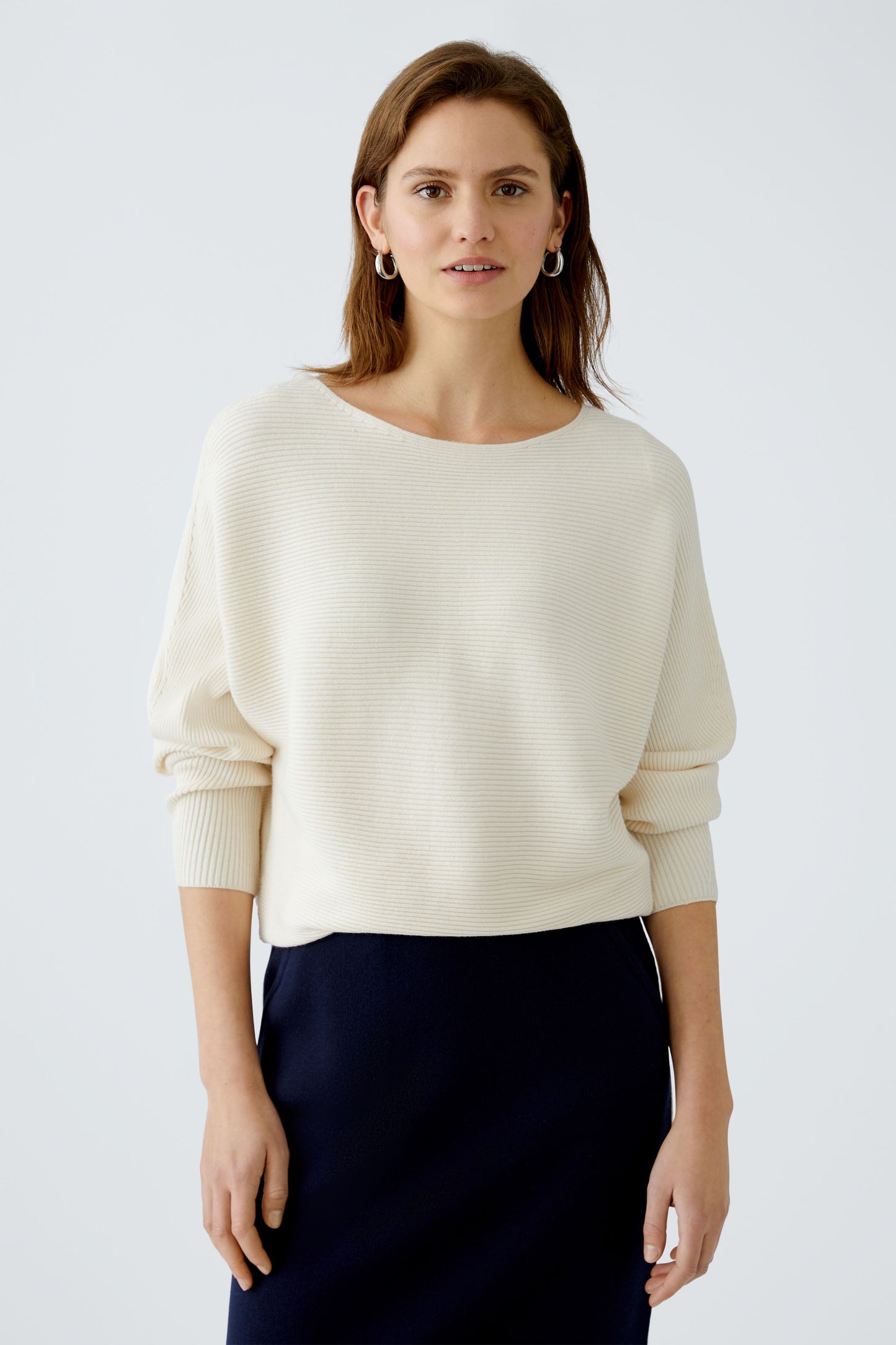 Oui Rib Batwing Sweater 91925