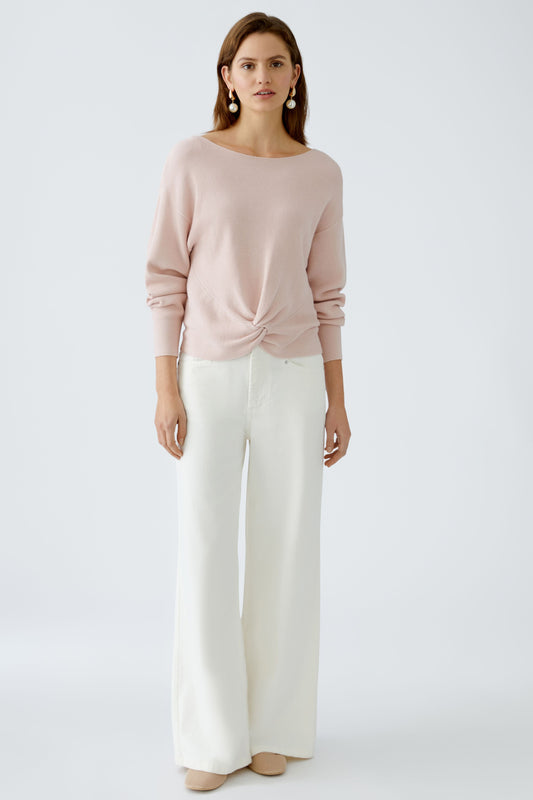 Oui Twist Front Sweater 92954