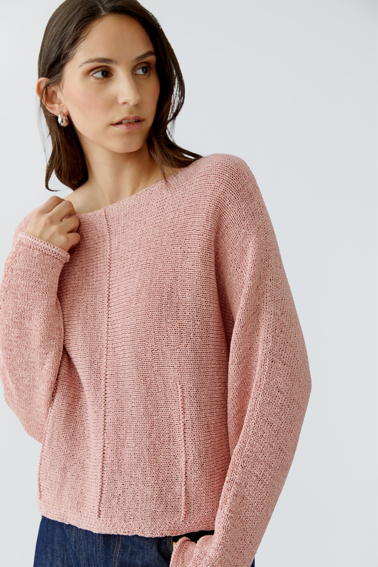Oui Dusty Rose Sweater 96440