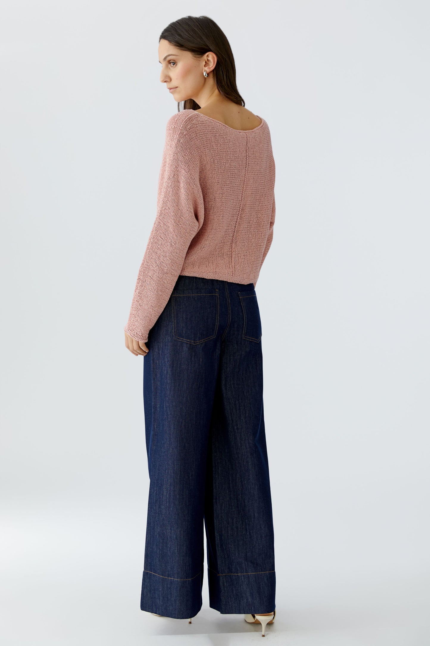 Oui Dusty Rose Sweater 96440
