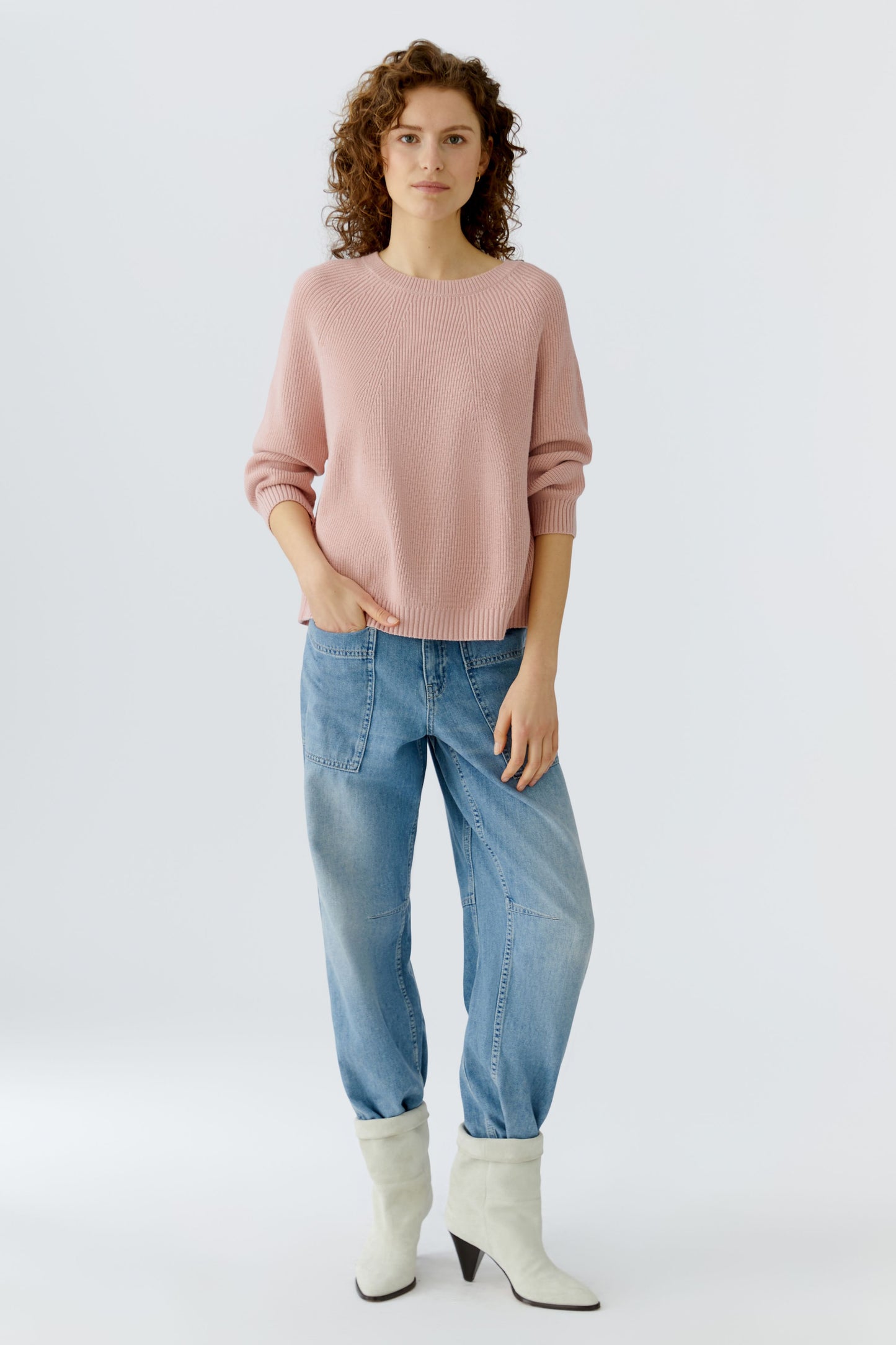 Oui Pink Sweater 96746