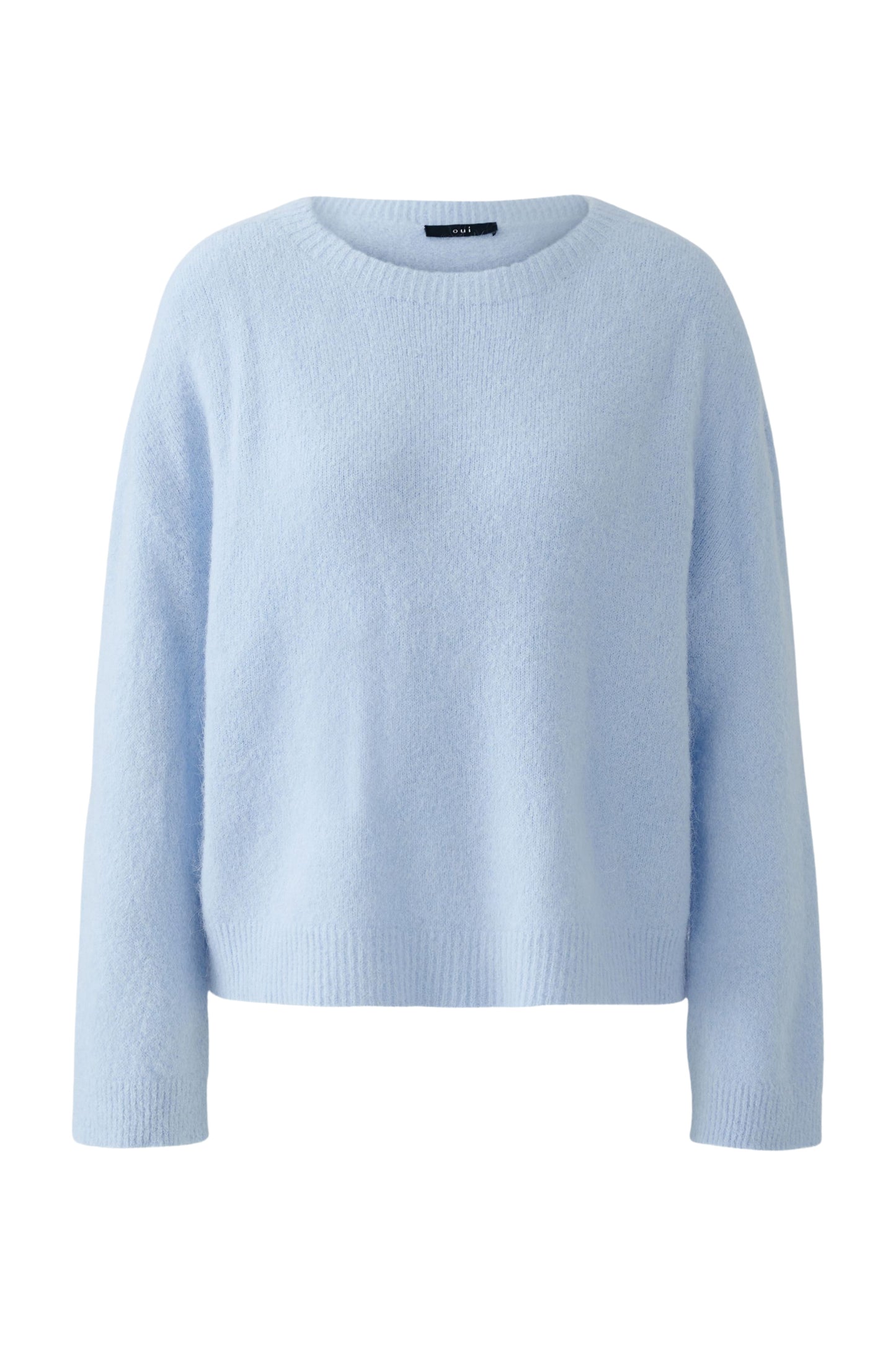 Oui Light Blue Pullover Sweater 96149