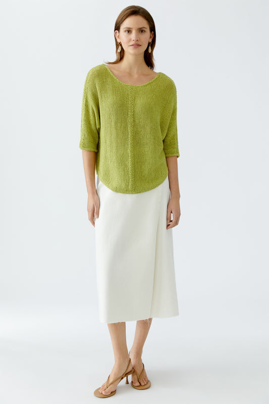 Oui Easy Sweater Lime 92981
