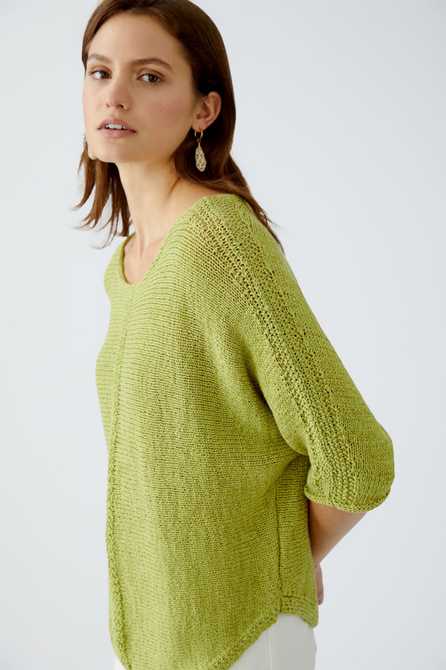 Oui Easy Sweater Lime 92981