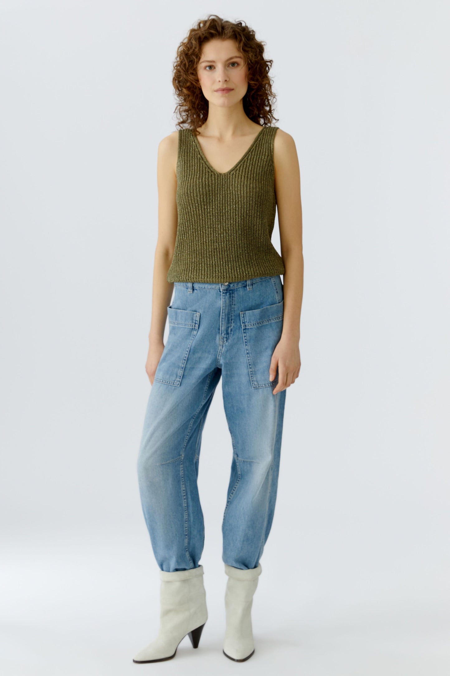 Oui Khaki Camisole 97282