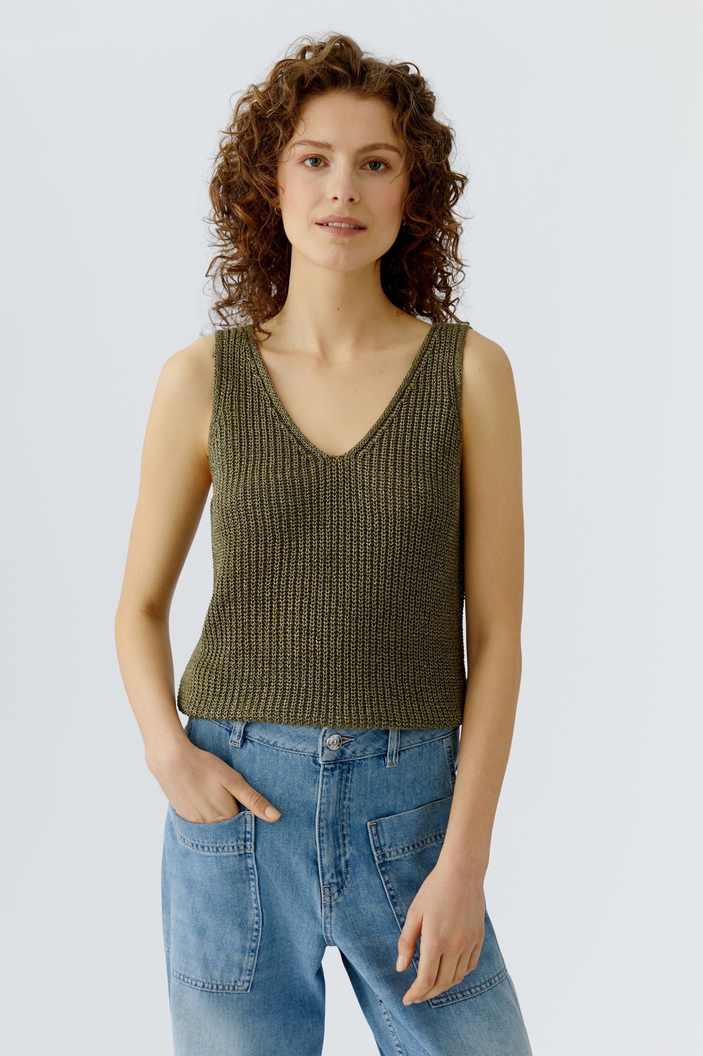 Oui Khaki Camisole 97282