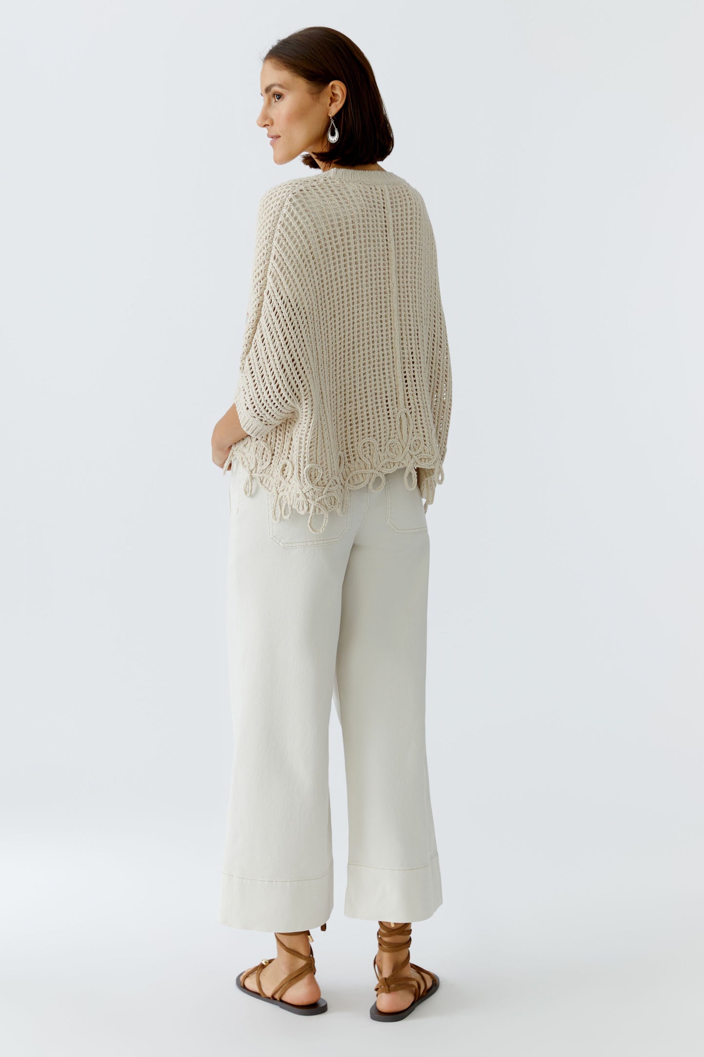 Oui Holey Cardigan 97326