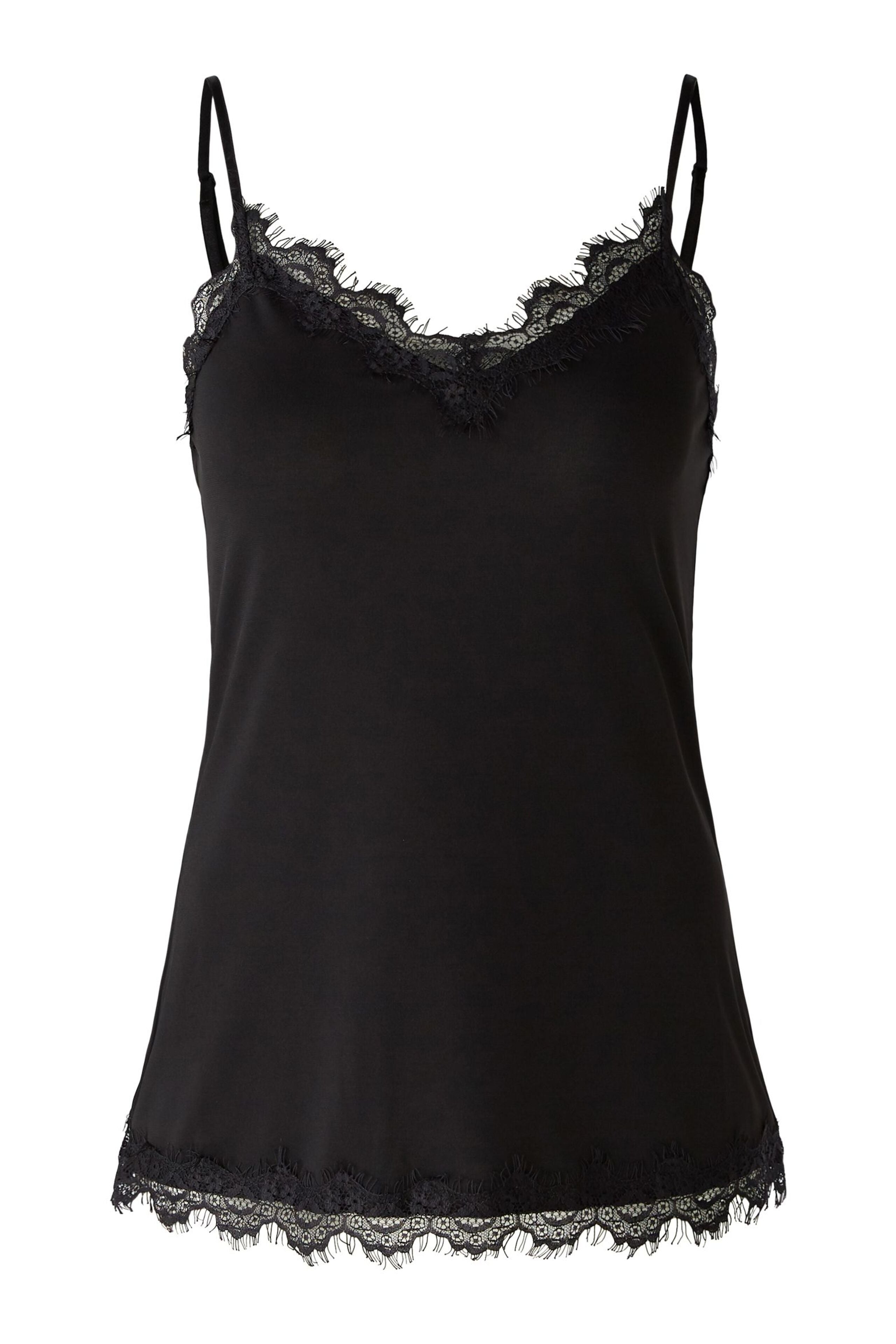 Oui Black Lace Camisole 87194 – N.Shelley