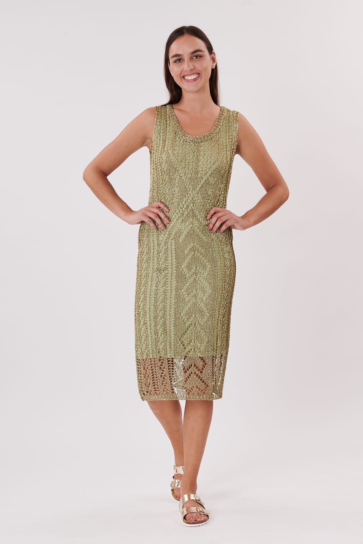 Derhy Hanael Knitted Mid-Length Dress