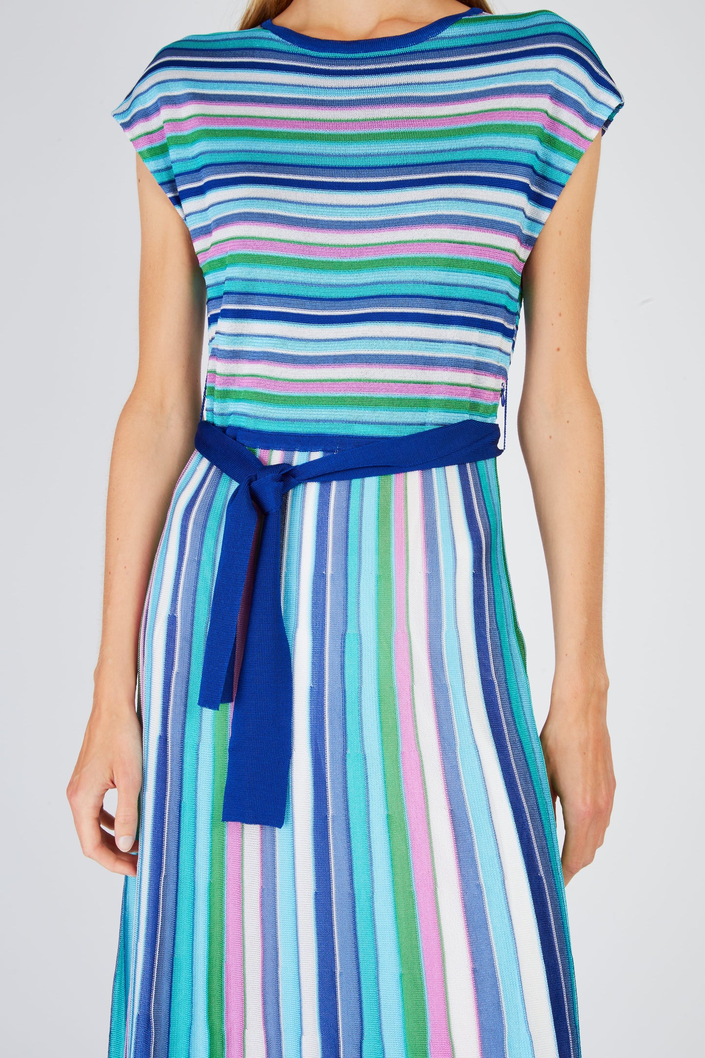 Derhy Fine Stripe Knitted Dress Xabina