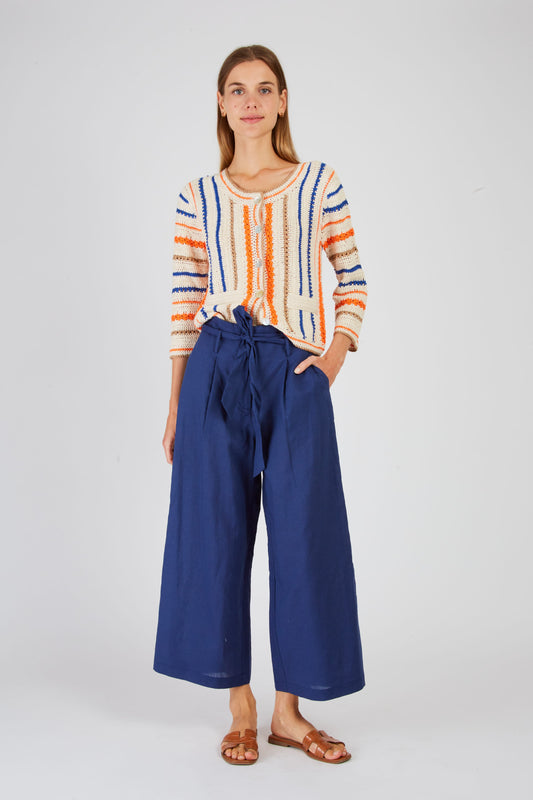 Derhy Stripe Knitted Jacket Fionna