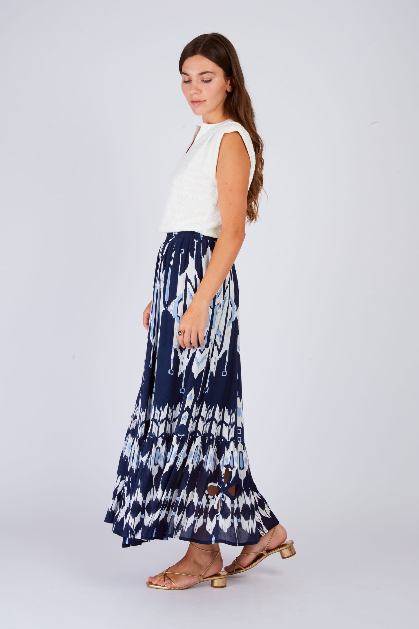 Derhy I Kat Print Skirt Ada