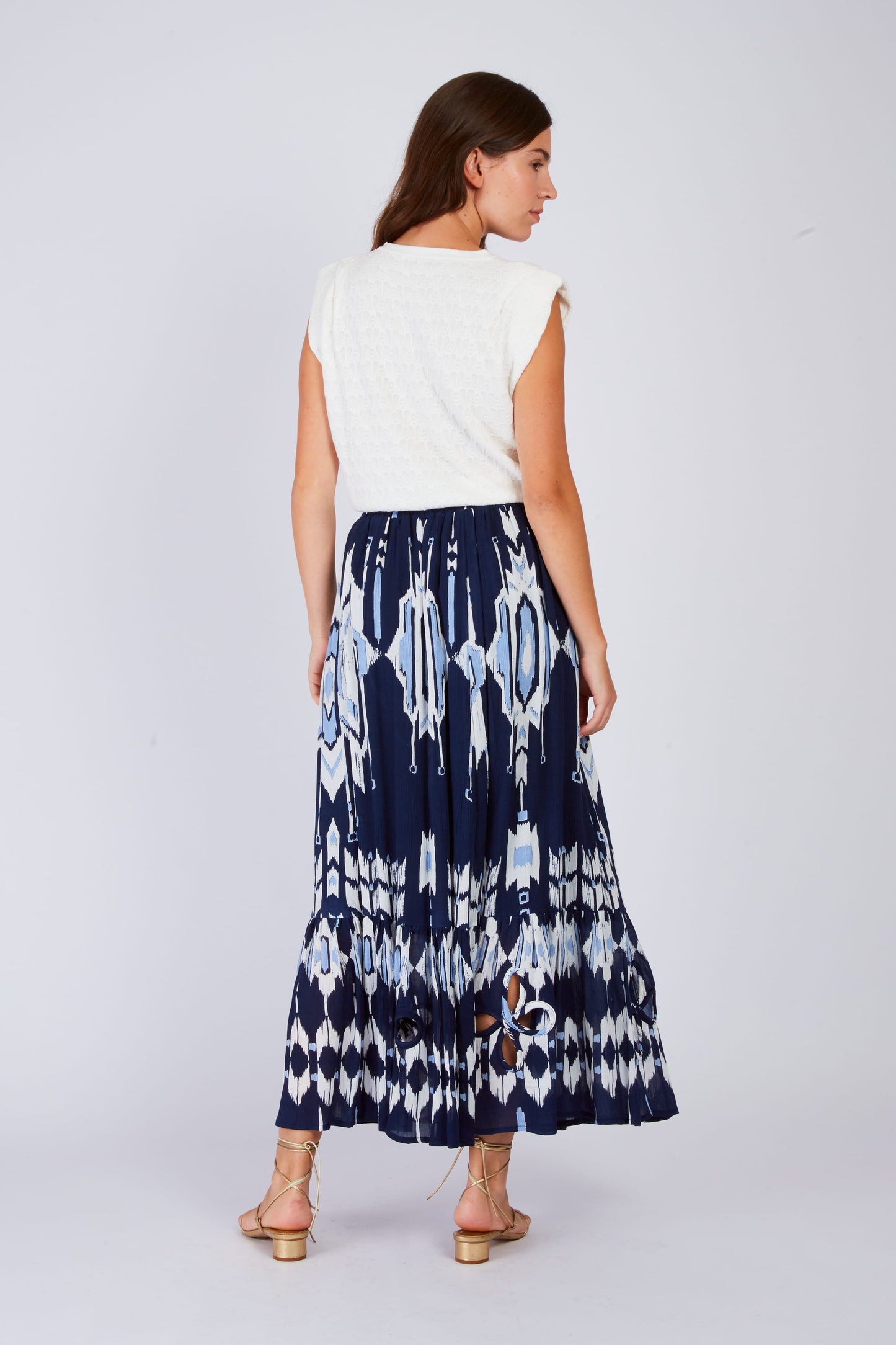 Derhy I Kat Print Skirt Ada