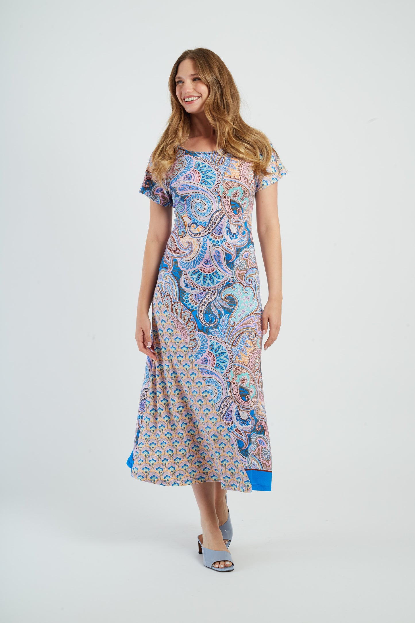Derhy Paisley Print Dress Maxou