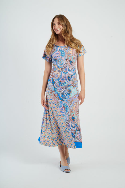 Derhy Paisley Print Dress Maxou