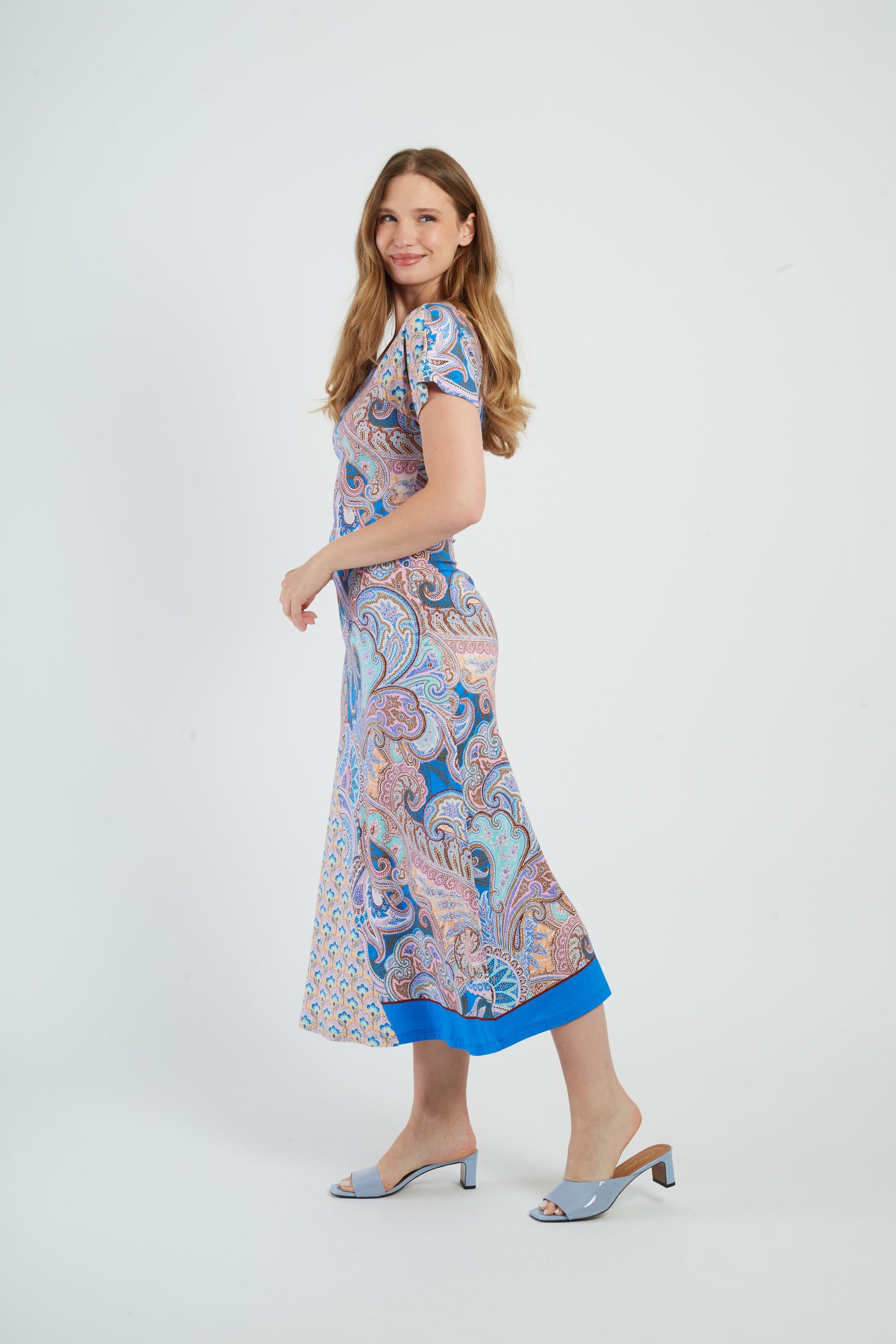 Derhy Paisley Print Dress Maxou