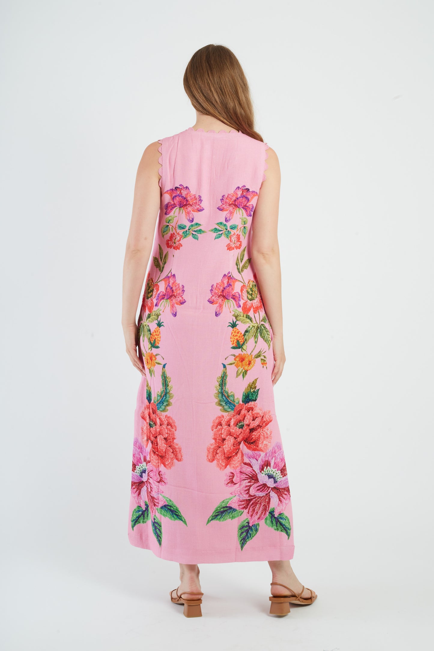 Derhy Scallop Neck Dress Mirta