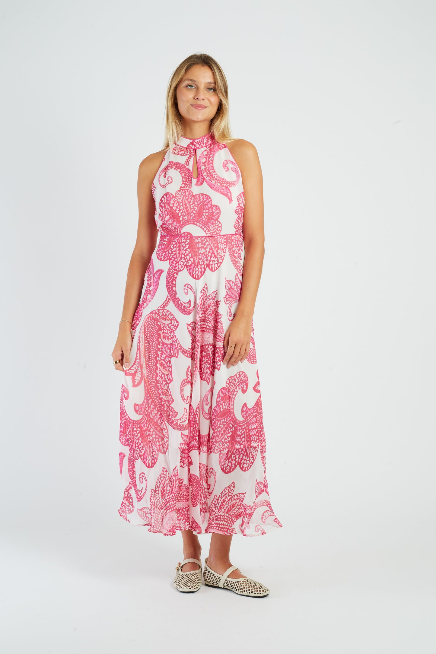 Derhy Paisley Print Dress Mascarade