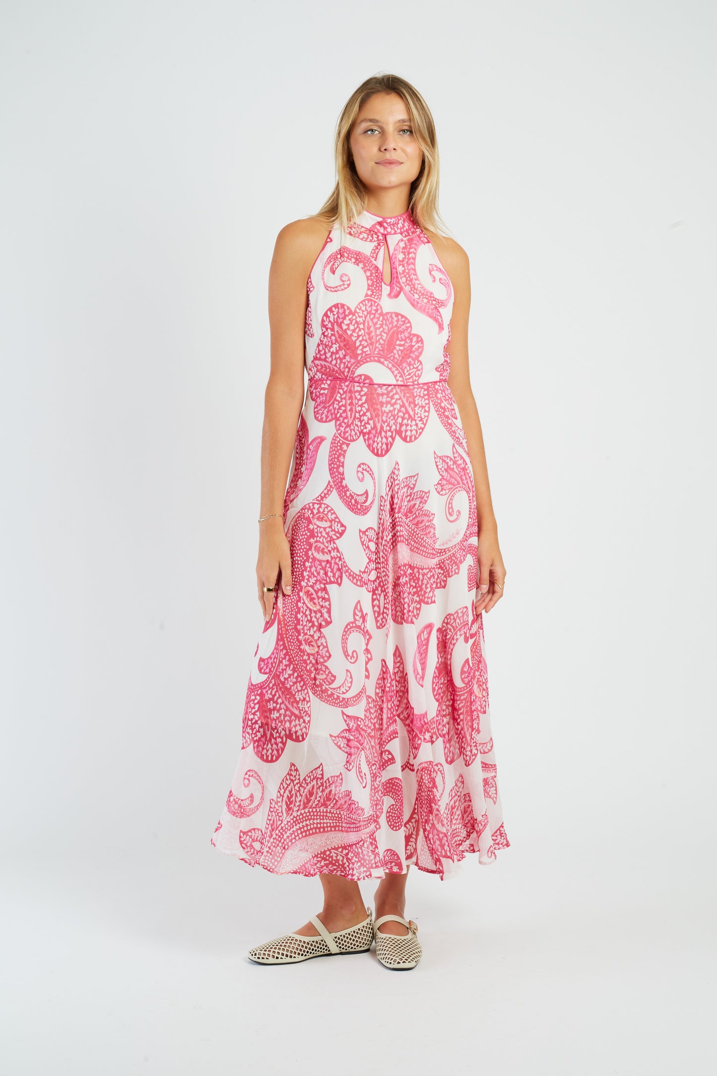 Derhy Paisley Print Dress Mascarade