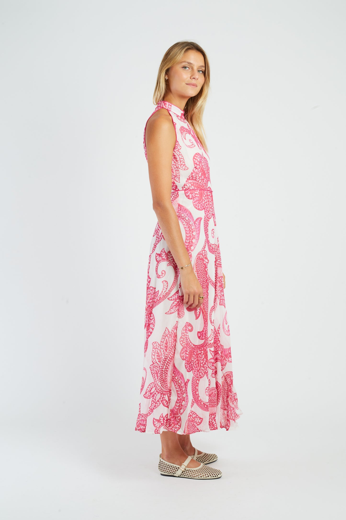 Derhy Paisley Print Dress Mascarade