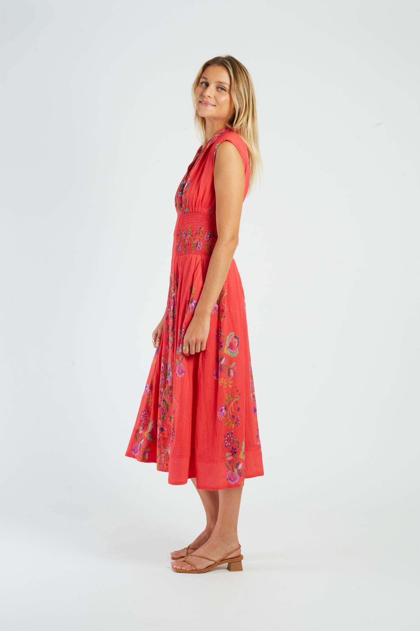 Derhy Floral Zip Dress Moufette