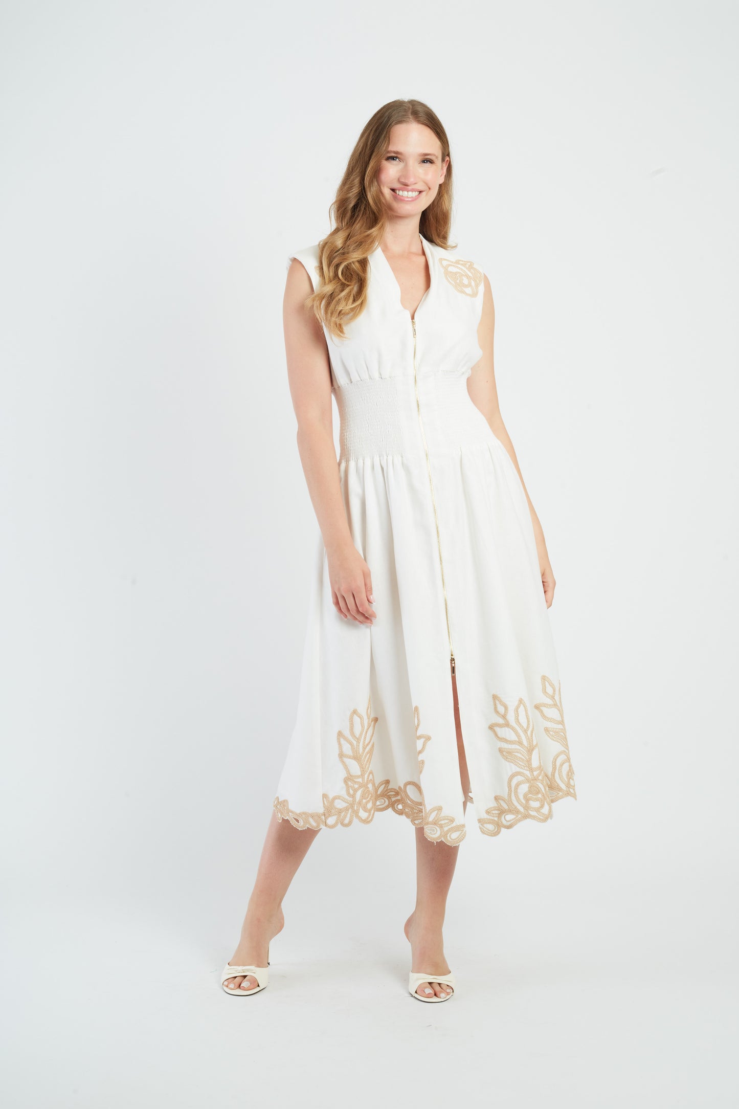 Derhy Embroidered Dress Gillis