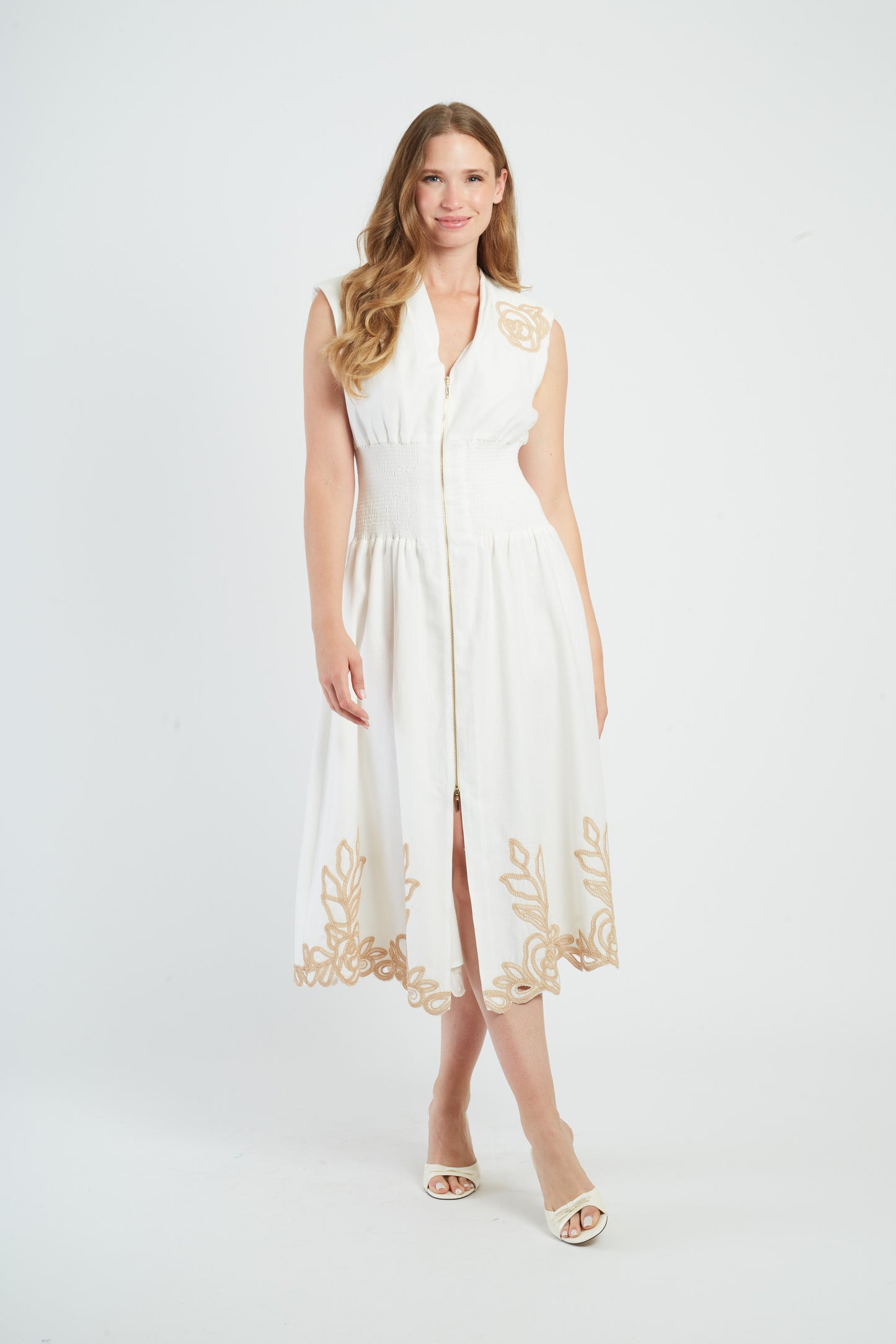 Derhy Embroidered Dress Gillis