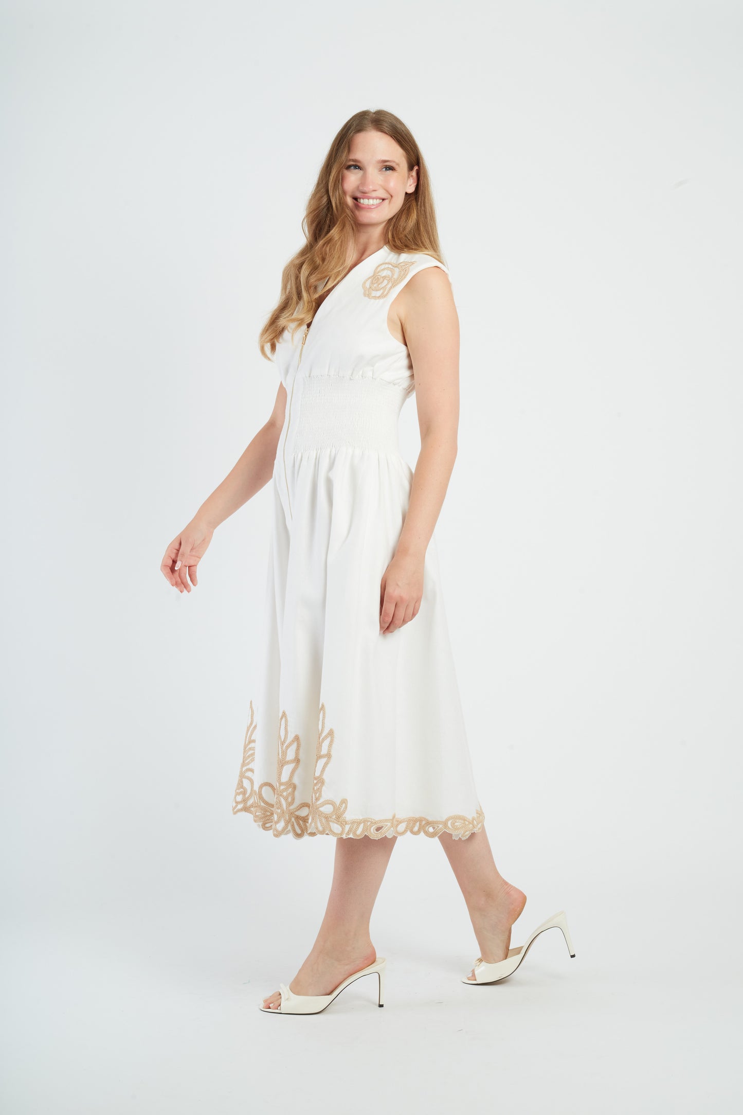 Derhy Embroidered Dress Gillis