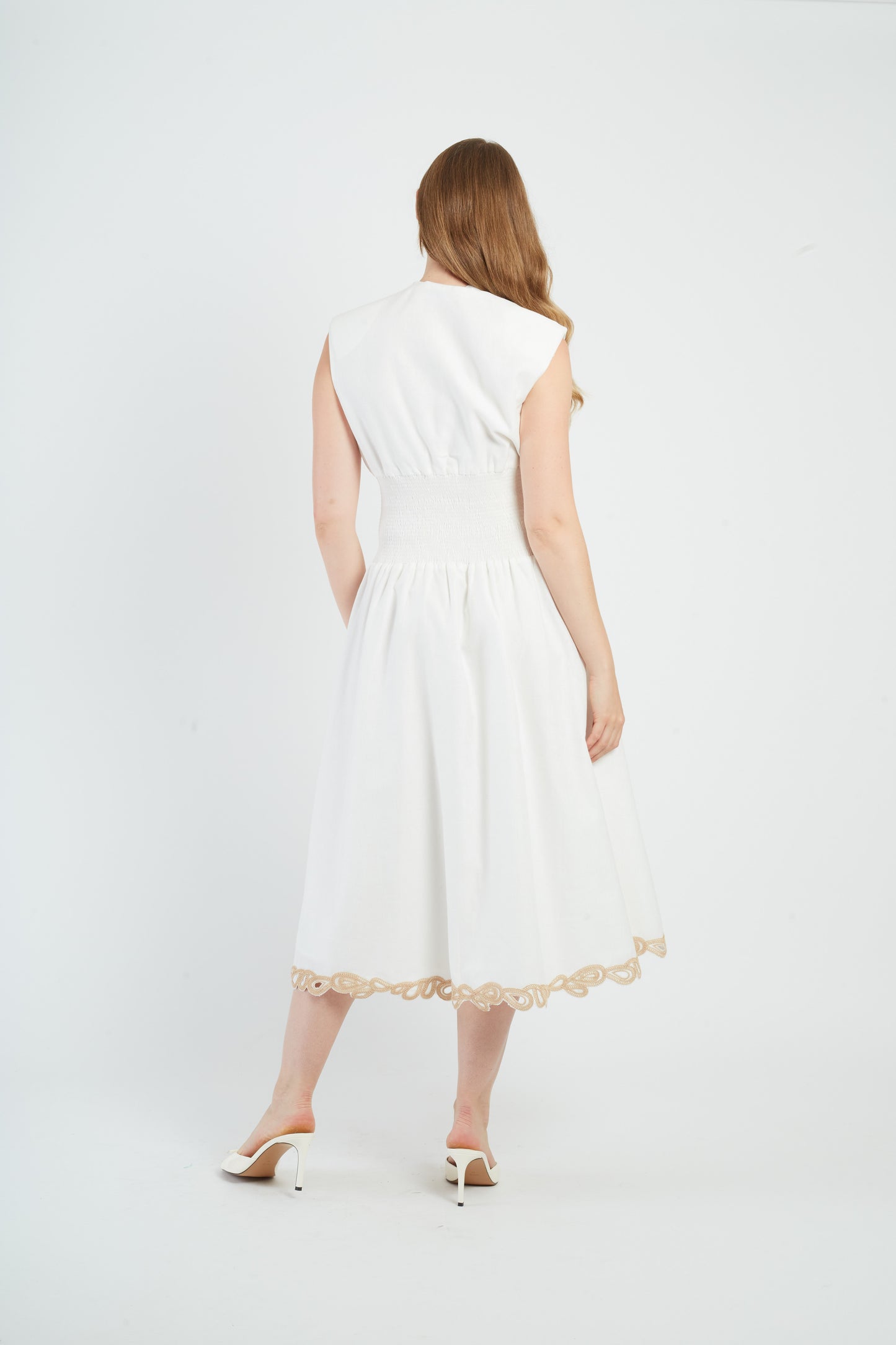 Derhy Embroidered Dress Gillis