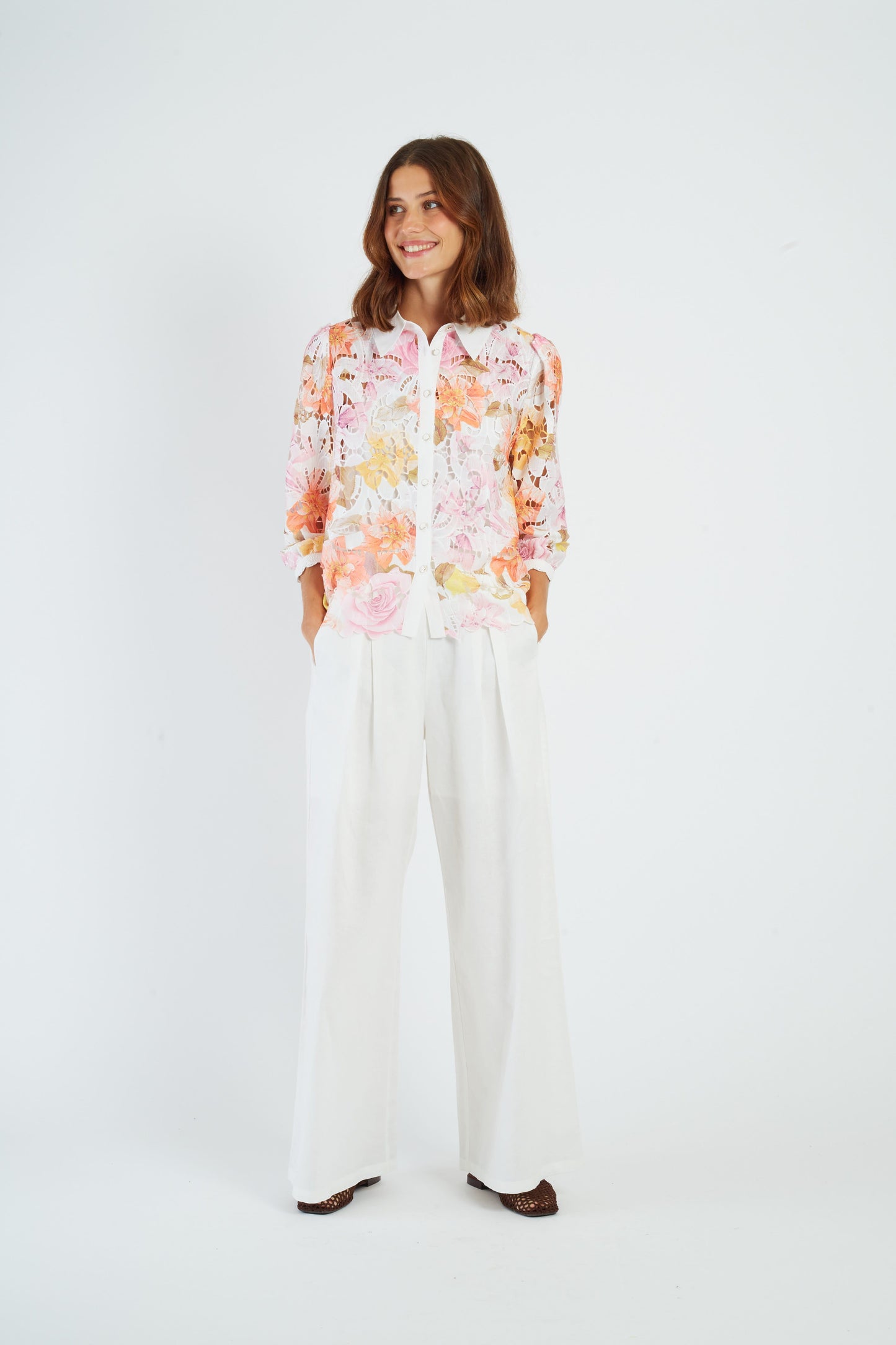 Derhy Lace Effect Shirt Alliette
