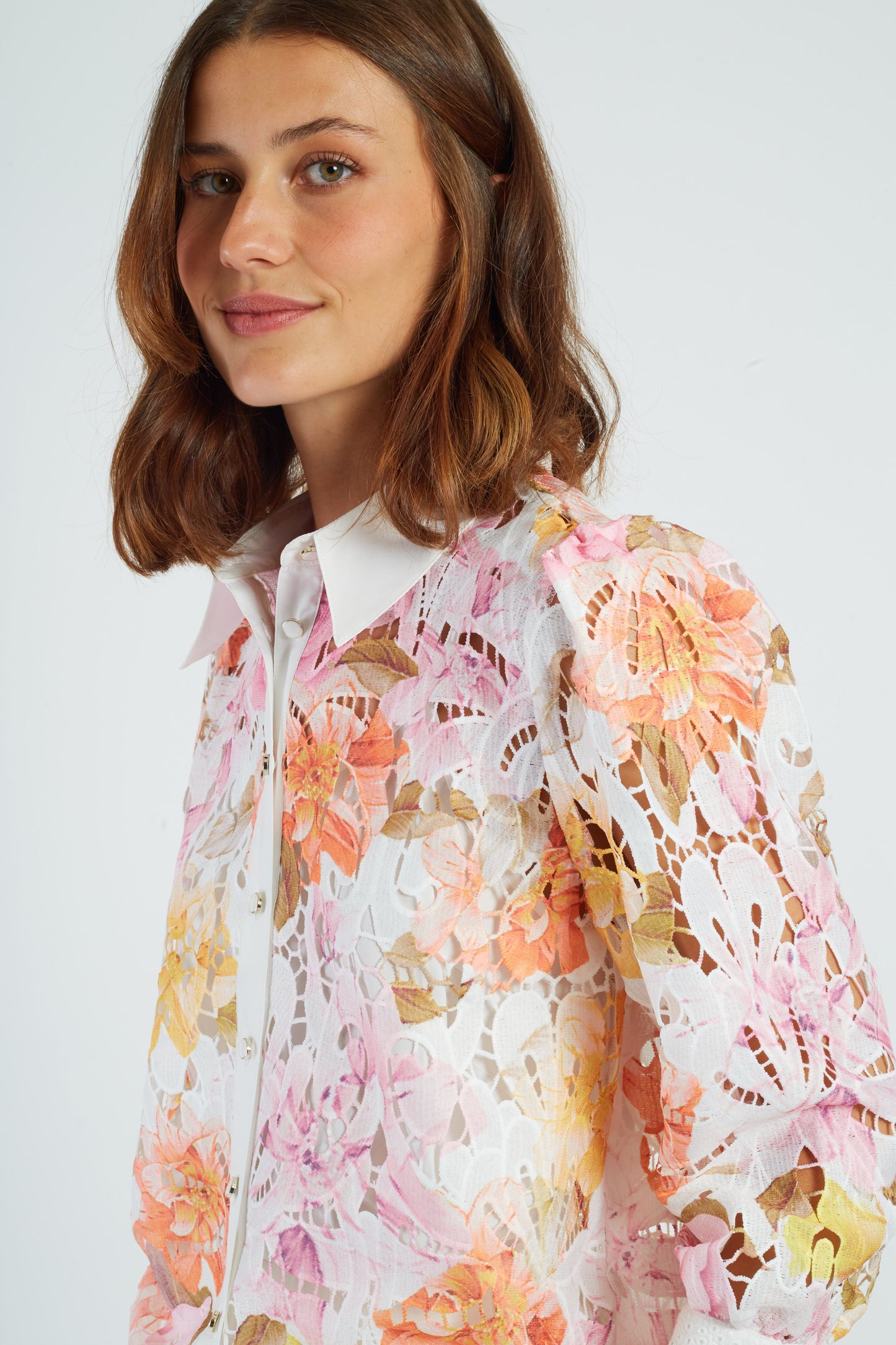 Derhy Lace Effect Shirt Alliette